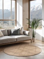 Hanse Home Bouclé Jute Teppich Jaipur Natur Gold