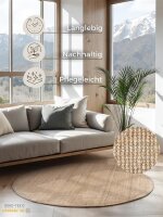 Hanse Home Bouclé Jute Teppich Jaipur Natur Gold