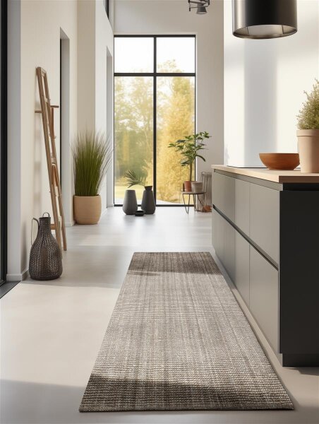 Hanse Home Bouclé Jute Teppich Jaipur Natur Graubraun