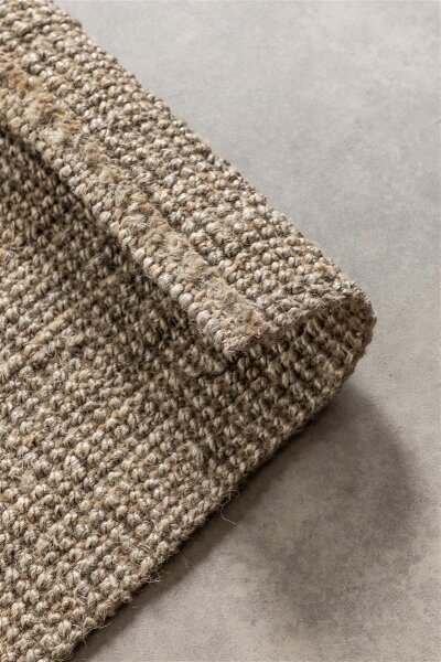 Hanse Home Bouclé Jute Teppich Jaipur Natur Graubraun