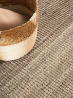 Hanse Home Bouclé Jute Teppich Jaipur Natur Graubraun Rund