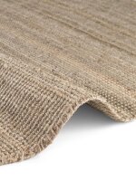 Hanse Home Bouclé Jute Teppich Jaipur Natur Graubraun Rund