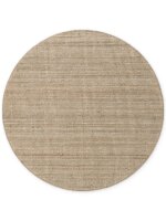 Hanse Home Bouclé Jute Teppich Jaipur Natur Graubraun Rund