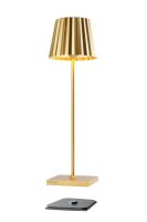 Sompex Troll RC gold Akku LED Tischleuchte