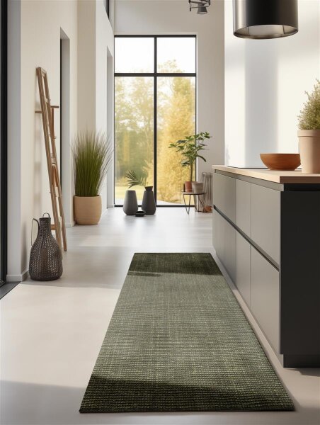 Hanse Home Bouclé Jute Teppich Jaipur Dschungelgrün