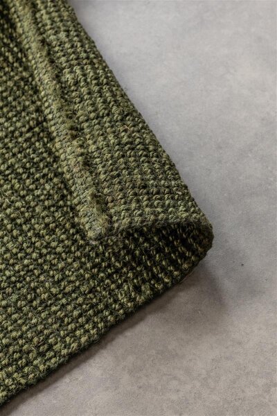 Hanse Home Bouclé Jute Teppich Jaipur Dschungelgrün