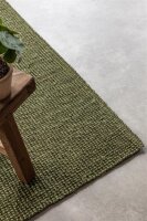 Hanse Home Bouclé Jute Teppich Jaipur Dschungelgrün