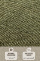 Hanse Home Bouclé Jute Teppich Jaipur Dschungelgrün