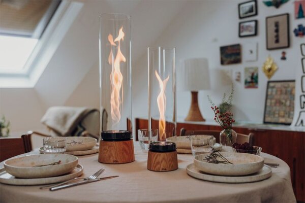 SPIN air 900 Tischfeuer Eiche