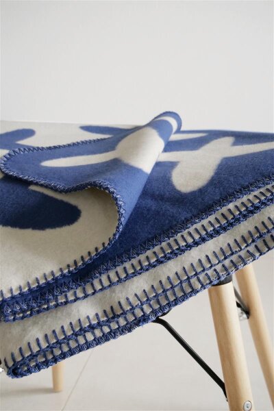 Riema Kuscheldecke Kjell blau