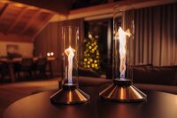 SPIN X 1200 Tischfeuer silber