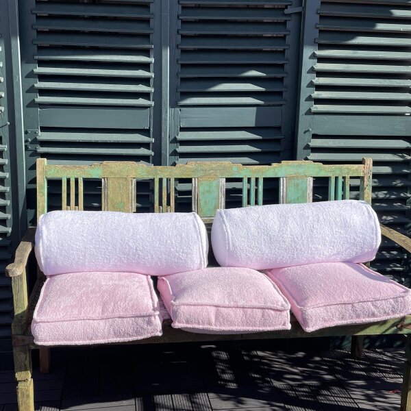 FRESH Frottee Rolle Nackenrolle groß komplett summer peach von farbenfreunde