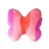 Butterfly- Nickykissen komplett starfish orange von farbenfreunde