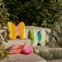 Butterfly- Nickykissen komplett starfish orange von farbenfreunde