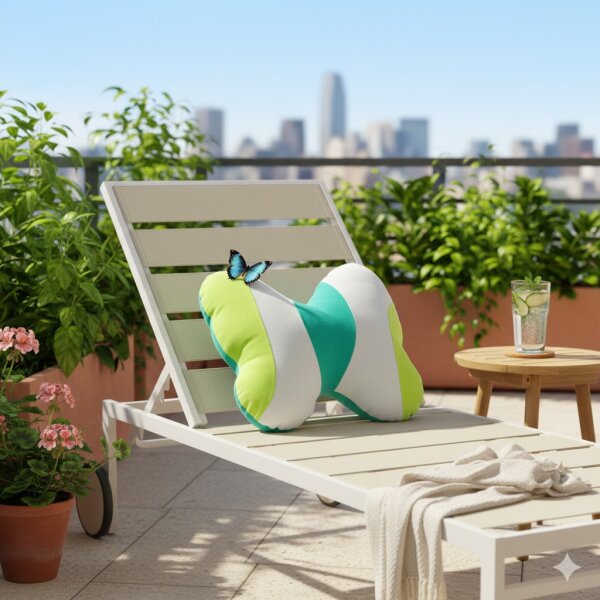 Butterfly- Nickykissen komplett bergsee von farbenfreunde