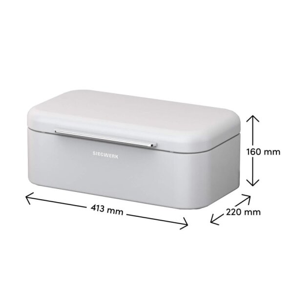 Siegwerk Brotkasten PANOVA L Pure Snow
