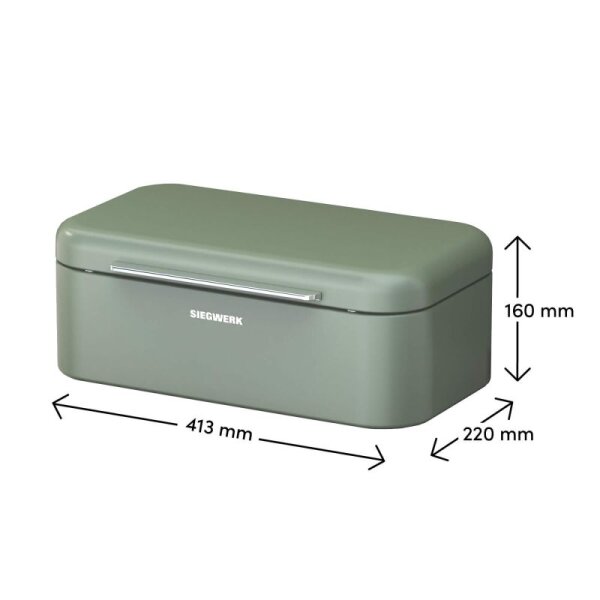 Siegwerk Brotkasten PANOVA L Sage Harmony