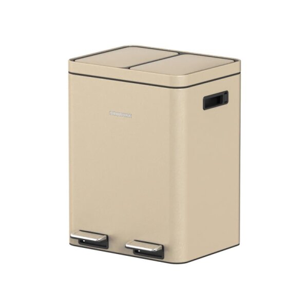 Siegwerk Mülleimer KOLEKTO 2x18L Sand Beach