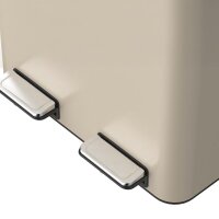 Siegwerk Mülleimer KOLEKTO 2x18L Sand Beach