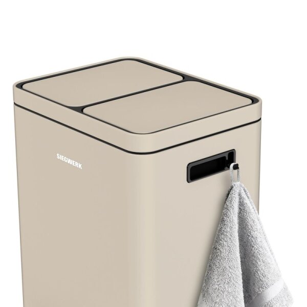 Siegwerk Mülleimer KOLEKTO 2x18L Pure Snow