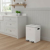 Siegwerk Mülleimer KOLEKTO 2x18L Pure Snow