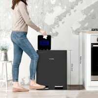 Siegwerk Mülleimer KOLEKTO 2x18L Night Echo