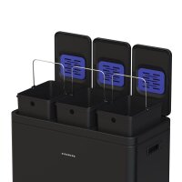 Siegwerk Mülleimer KOLEKTO 3x18L Night Echo