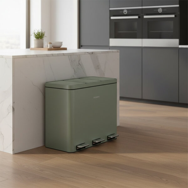 Siegwerk Mülleimer KOLEKTO 3x18L Sage Harmony