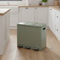 Siegwerk Mülleimer KOLEKTO 3x18L Sage Harmony