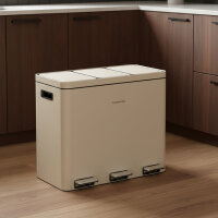 Siegwerk Mülleimer KOLEKTO 3x18L Sand Beach