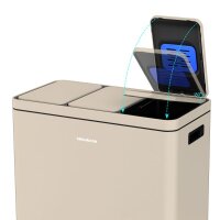 Siegwerk Mülleimer KOLEKTO 3x18L Sand Beach