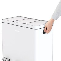 Siegwerk Mülleimer KOLEKTO 3x18L Pure Snow