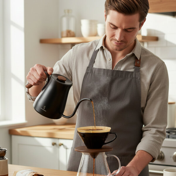 Siegwerk Wasserkessel Pour over Schwarz