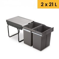 Siegwerk Einbaumülleimer DuoSort 442, 2-fach