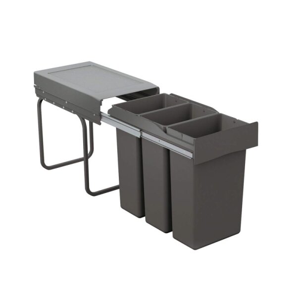 Siegwerk Einbaumülleimer TrioSort 330, 3-fach