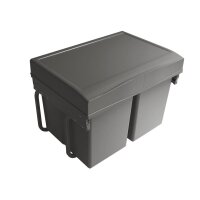 Siegwerk Einbaumülleimer DuoSort  530, 2-fach