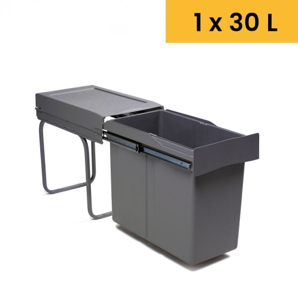 Siegwerk Einbaumülleimer MonoSort 330, 1-fach