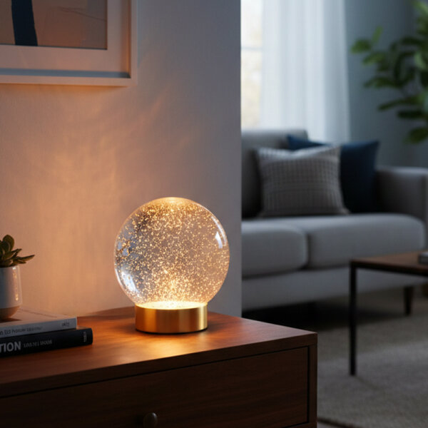 Sompex Dekoleuchte Glamor Bauble 15cm gold