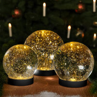 Sompex Dekoleuchte Glamor Bauble 15cm schwarz