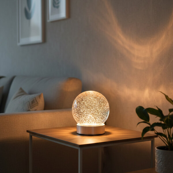 Sompex Dekoleuchte Glamor Bauble 13cm silber