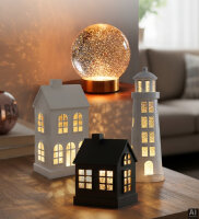 Sompex Dekoleuchte Glamor Bauble 13cm silber