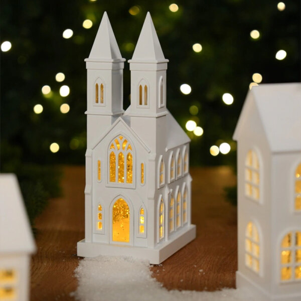 Sompex Dekoleuchte Glamor Church weiß