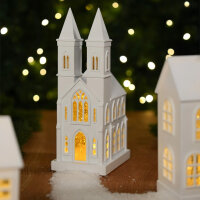 Sompex Dekoleuchte Glamor Church weiß
