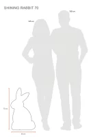 8 Seasons Design Shining Rabbit 70 cm sand