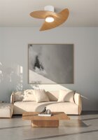 Mantra Ona Deckenventilator LED weiß-holz