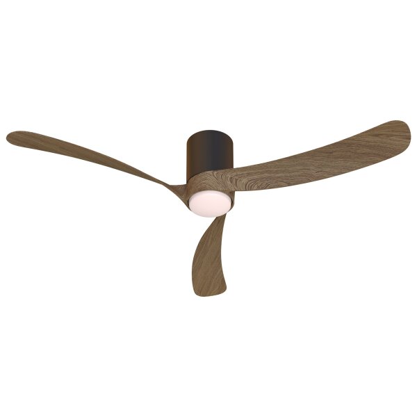 Mantra Nemo II L Deckenventilator LED schwarz-walnuss