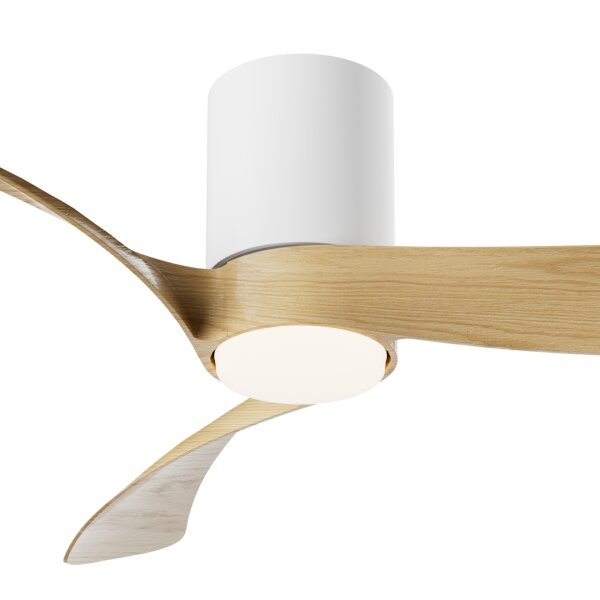Mantra Nemo II L Deckenventilator LED weiß-holz