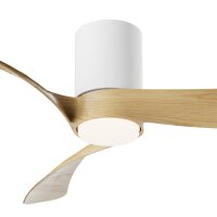 Mantra Nemo II L Deckenventilator LED weiß-holz
