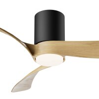 Mantra Nemo II L Deckenventilator LED schwarz-holz