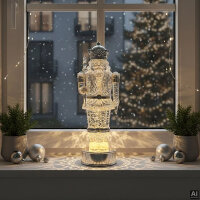 Sompex Glamor Nutcracker silber